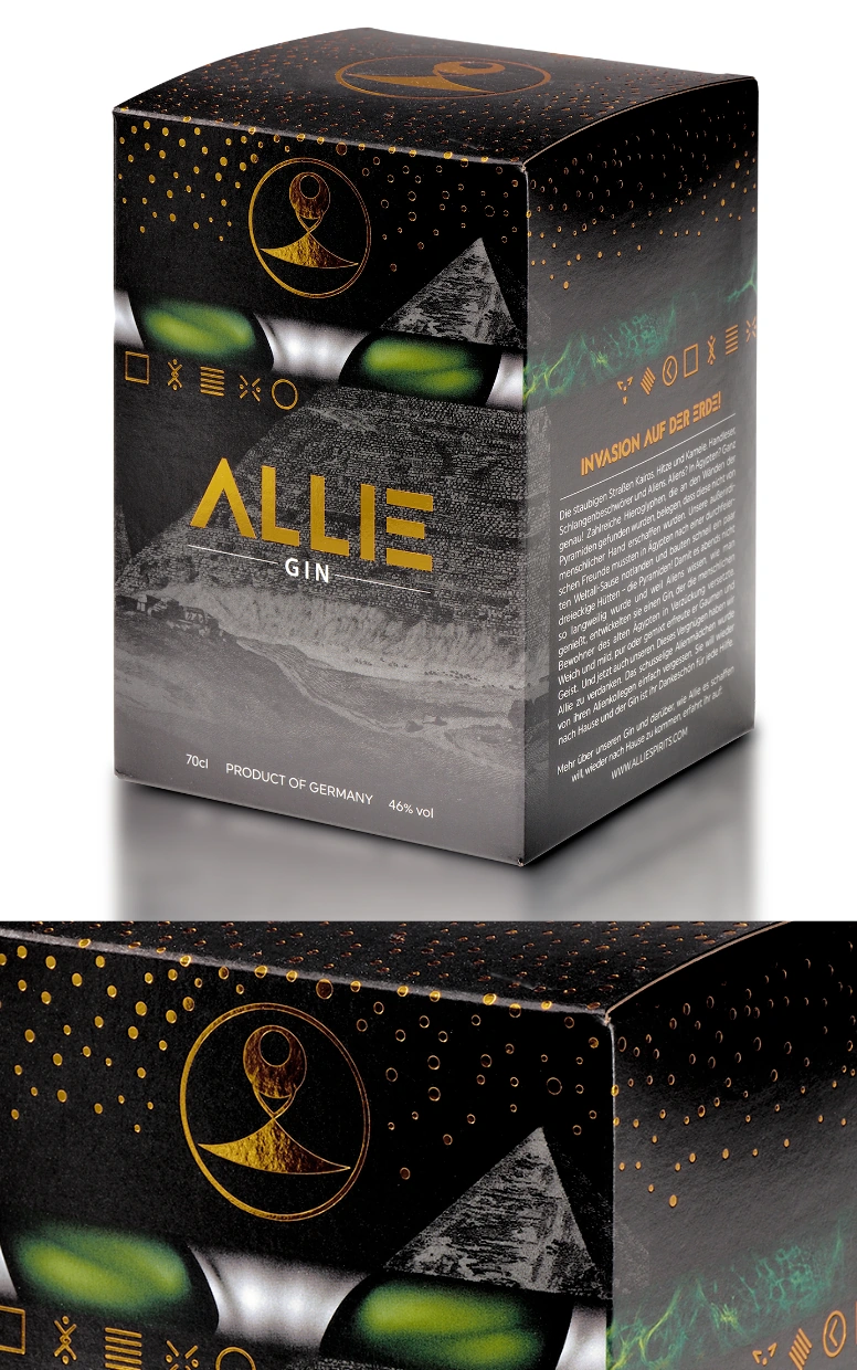 ALLIE Vodka Druckdaten
