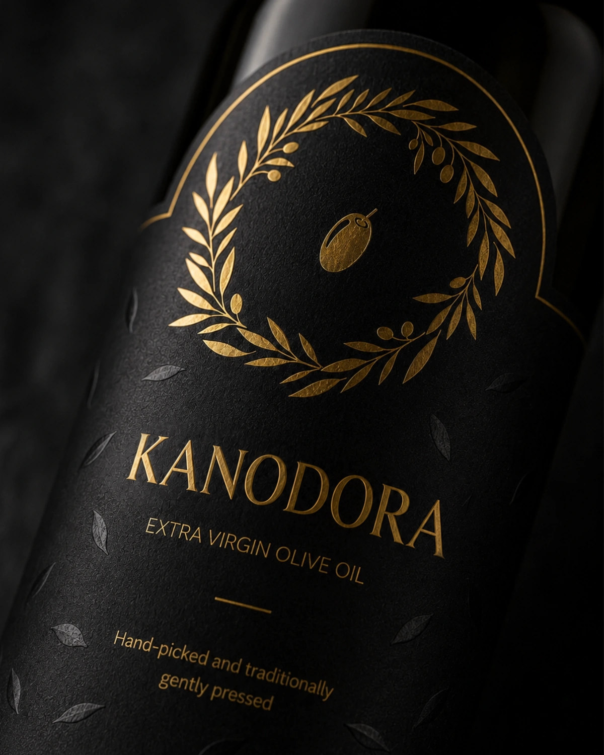 Nahaufnahme des KANODORA Etiketts